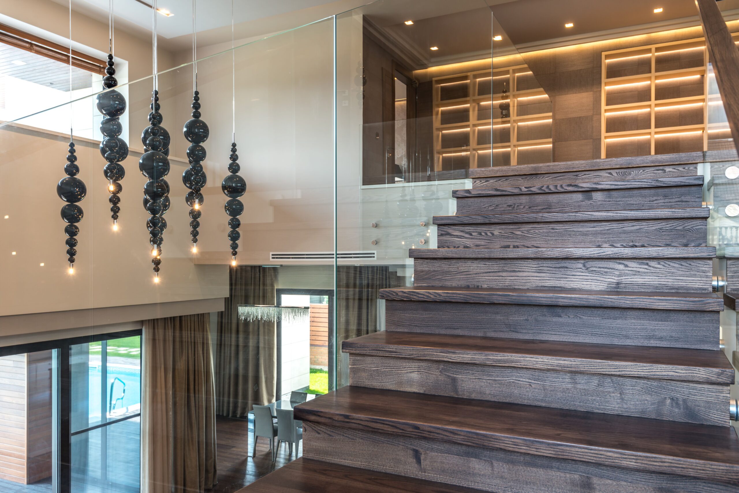glass balustrade stairs