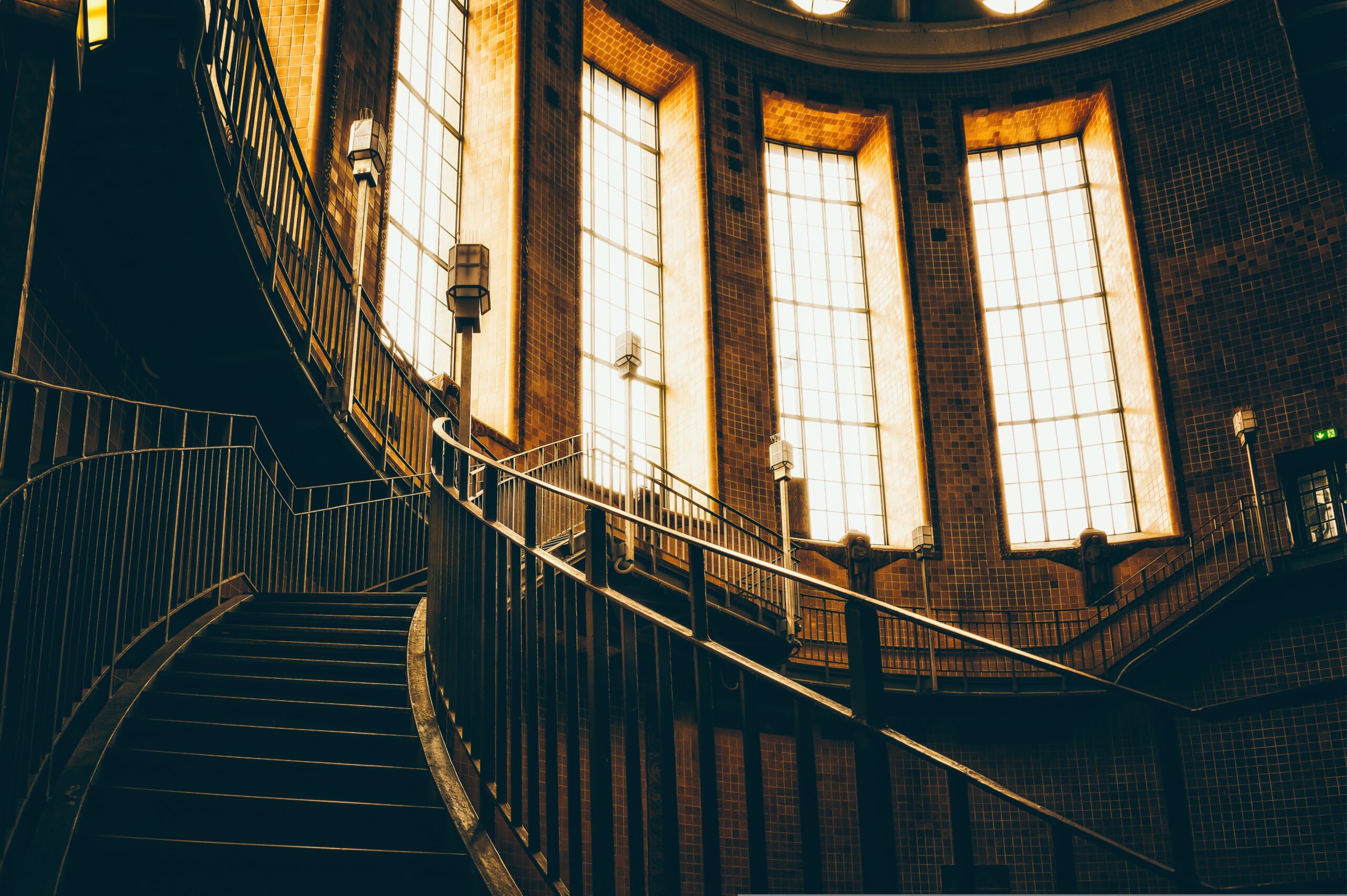 metal staircase